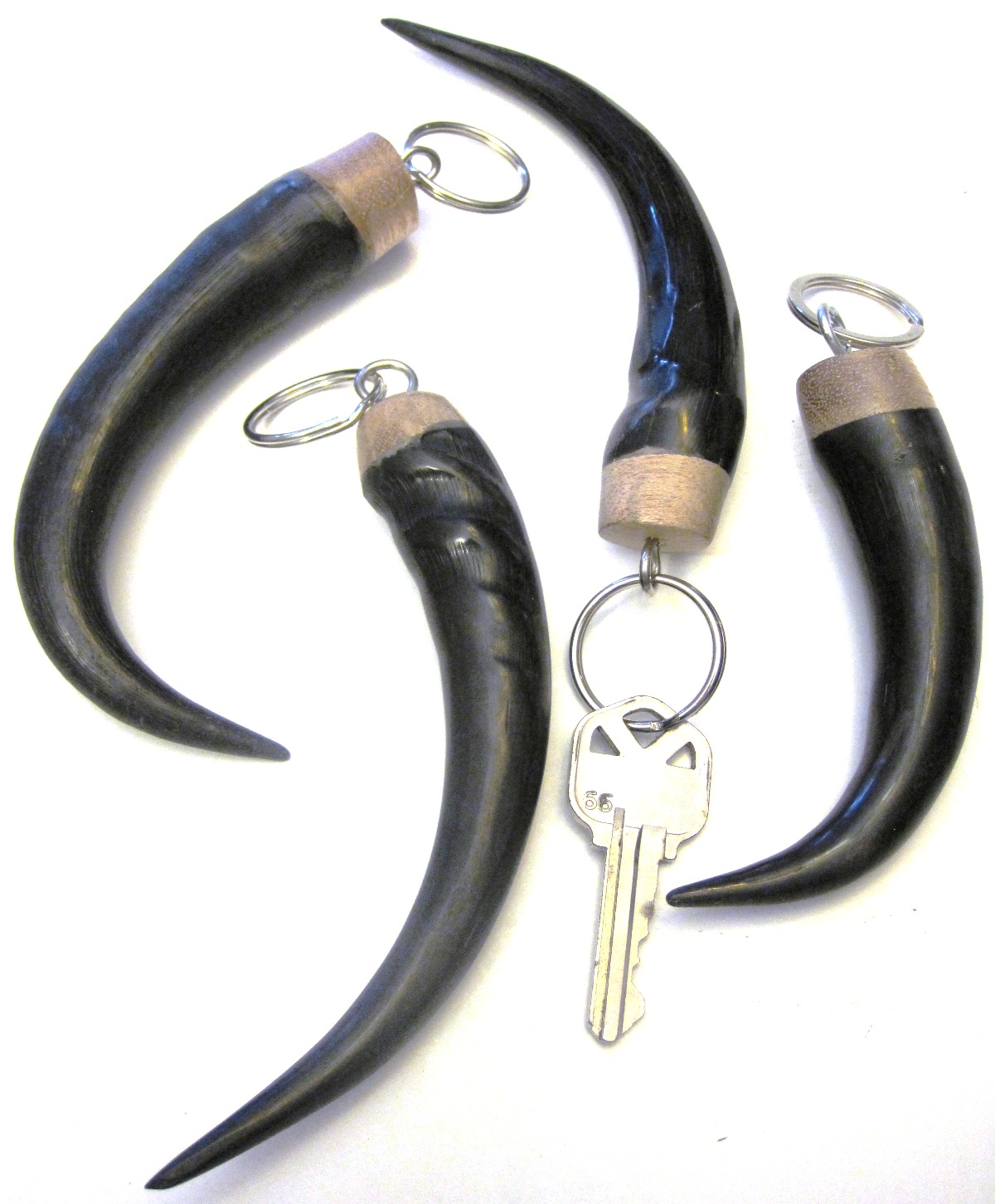 Reebuck Horn Keychain, Natural